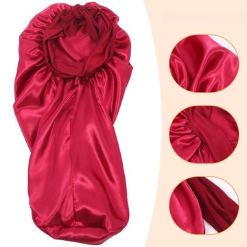 АТЛАСНАЯ ДЛИННАЯ ШАПКА ДЛЯ СПАНИЯ