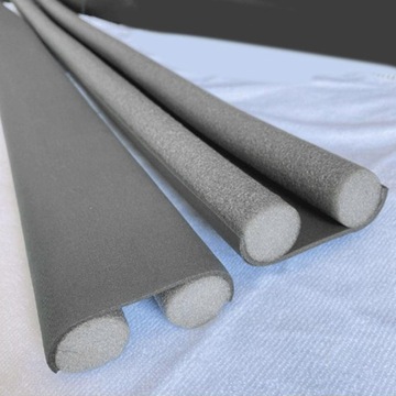 2 szt. Szara dolna uszczelka drzwiowa Ogranicznik przeciągów