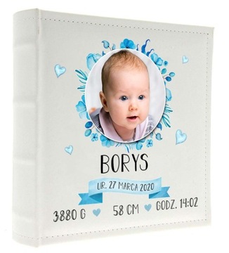 Album na zdjęcia 10x15 200 zdjęć CHRZEST ROCZEK personalizowany IMIĘ DATA