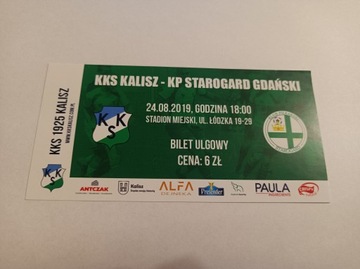 KKS KALISZ - KP STAROGARD GDAŃSKI 24-08-2019