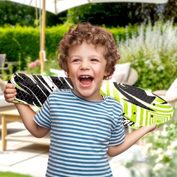 СКЕЙТБОРД FISZKA ДЛЯ ДЕТЕЙ С ПОДСВЕТКОЙ КОЛЕСА СВЕТОДИОДНОЙ ДРИФТ 56 СМ ДЛИННЫЙ НЕОНОВЫЙ ЗЕЛЕНЫЙ