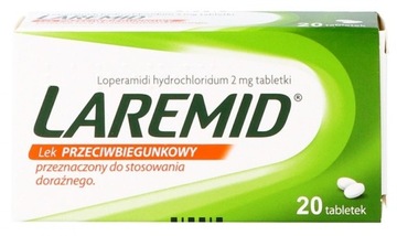 LAREMID 2 mg lek na biegunkę zatrucia 20 tabletek
