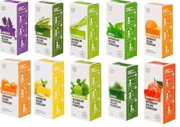 Zestaw olejków eterycznych 10x10ML 100% naturalne