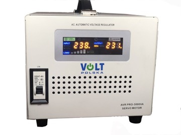 СТАБИЛИЗАТОР НАПРЯЖЕНИЯ ТОКА AVR PRO 3000W 3% СЕРВО