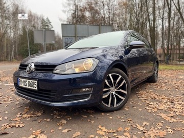 Volkswagen Golf VII Hatchback 3d 1.4 TSI BlueMotion Technology 150KM 2014 Volkswagen Golf 1.4 TSI 150KM, highline, skora, GRZANE FOTELE, polecam 1.4, zdjęcie 1