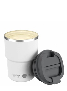 ASOBU COFFEE EXPRESS Kubek termiczny 360ml WHITE BIAŁY