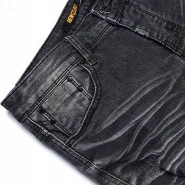 Черные рваные мужские джинсы NEW BOY