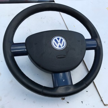 VOLANT AIRBAG KŮŽE VW NEW BEETLE CABRIO 98-