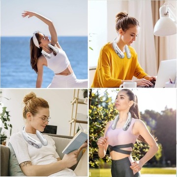 ПОРТАТИВНЫЙ СКЛАДНОЙ СПОРТИВНЫЙ ВЕНТИЛЯТОР НА ШЕЕ 3 УРОВНЯ