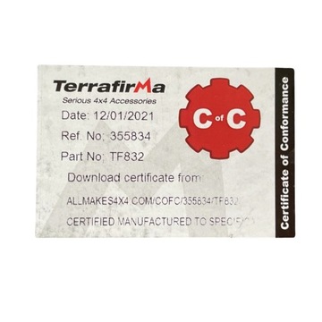 Amortyzator skrętu do Land Rover Defender Terrafirma TF832 RTC4472