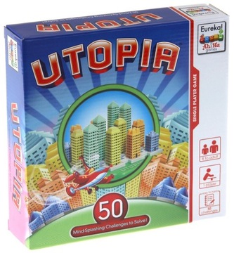 AH HA GAMES GRA LOGICZNA UTOPIA 50 zadań smart G3