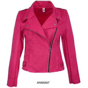 KURTKA RAMONESKA SKÓRZANA ZAMSZOWA _XL/42