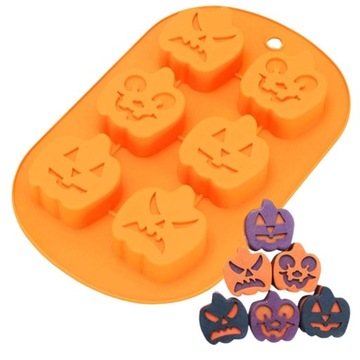 Forma foremka silikonowa do mydła Halloween dynie