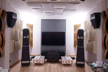 4xAbsorbery Vicoustic Cinema Round Premium beż
