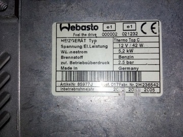 Webasto Thermo Top C/ZC 5/5,2 Вт ДИЗЕЛЬ/Бензин часы + пульты дистанционного управления