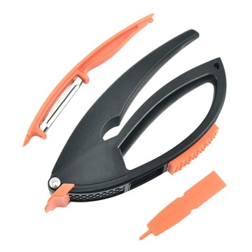 Multifunctional 3-in-1 Garlic Press