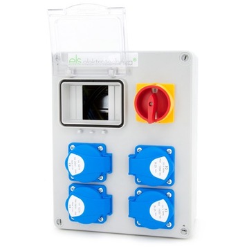 РАСПРЕДЕЛИТЕЛЬНОЕ УСТРОЙСТВО ЗДАНИЯ РАСПРЕДЕЛИТЕЛЬНЫЙ ЩИТ 4x230В ВЫКЛ. ТРГ