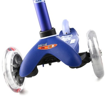 Детское кресло Mini Micro Deluxe 3 в 1, синее, для езды на самокате