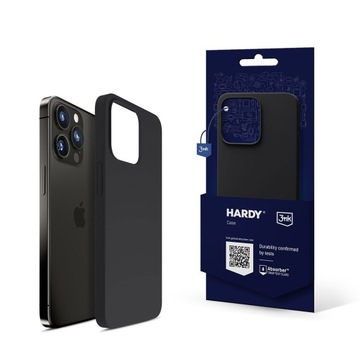 Szare Etui na iPhone 15 Pro 3mk HARDY Case
