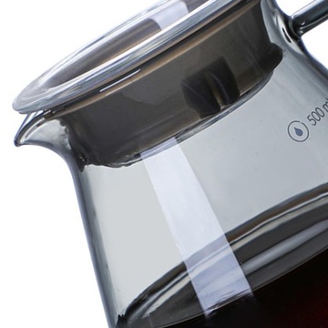 Odporny na dzbanek do kawy ekspres do kawy czajniczek czajnik do kawy wielokrotnego użytku, 500 ml