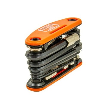 Набор ключей для велосипеда BAHCO BKE850901 Ключи для велосипеда 17в1 для велосипеда