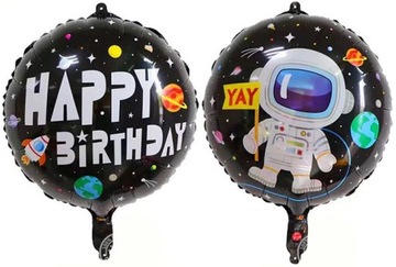BALON FOLIOWY KOSMONAUTA ASTRONAUTA URODZINY 45 CM