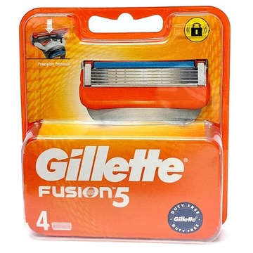 GILLETTE Fusion wymienne ostrza do maszynki do golenia 4 szt P1