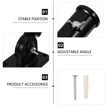 Держатель флагштока с боковым креплением Флаг крепится на стену