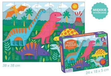 Mudpuppy Puzzle sensoryczne z aplikacjami Dinozaur