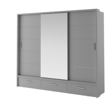 LOFTOWA SZAFA PRZESUWNA 3d3s Z OŚWIETLENIEM