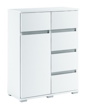 102-011 Szafka Łazienkowa 62/100 + KOSZ - BIAŁY