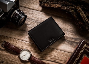 Мужской кожаный мотоциклетный кошелек RFID 5682