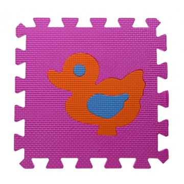 ПАЗЛ ИЗ ПЕНЫ ЭВА 30x30см 10 ШТ. КОВРИК С ЖИВОТНЫМИ