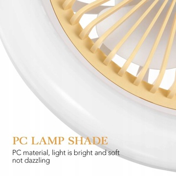 Lampa sufitowa z wentylatorem LED Pilot do domu