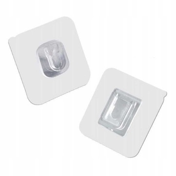 HACZYKI SAMOPRZYLEPNE UCHWYT WIESZAK ZACZEPY 2w1 PRZEZROCZYSTE 1szt 15kg