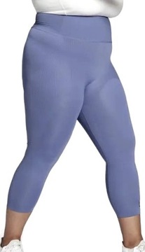 ADIDAS leginsy PLUS SIZE Duże 7/8 leggins -56- 3XL
