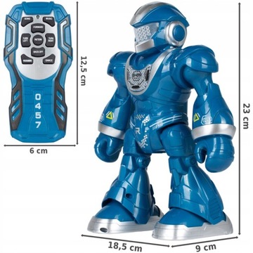 ROBOT ZDALNIE STEROWANY R/C na pilota DO PROGRAMOWANIA TAŃCZY ŚPIEWA ŚWIECI