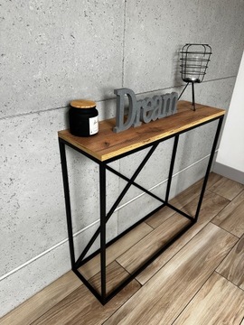 консоль, туалетный столик INDUSTRIAL LOFT 80X25x75 черный