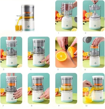 СОКОВЫЖИМКА ДЛЯ ЦИТРУСОВЫХ 45 Вт АККУМУЛЯТОРНАЯ СОКОВЫЖИМКА ДЛЯ АПЕЛЬСИНА И ЛИМОНА
