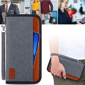 СУМКА ДЛЯ ПАСПОРТА ДЕРЖАТЕЛЬ ДЛЯ ПАСПОРТА RFID КОШЕЛЕК