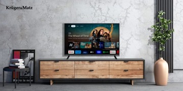 Светодиодный телевизор KRUGER MATZ 32 ДЮЙМА SMART GOOGLE TV HDR DVB-T2 HEVC