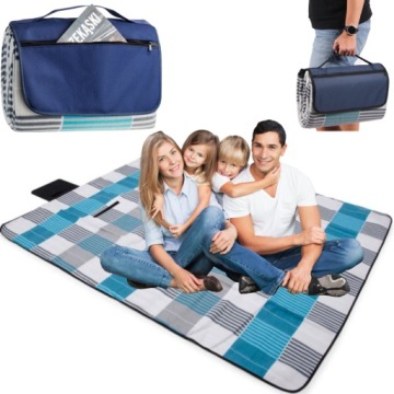 ОДЕЯЛО ДЛЯ ПИКНИКА ИЗОЛЯЦИОННЫЙ КОВРИК 200X200 БОЛЬШОЙ СКЛАДНОЙ
