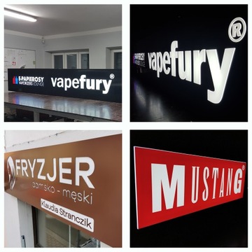 Световой короб DIBOND. Светодиодный рекламный короб DIBOND.