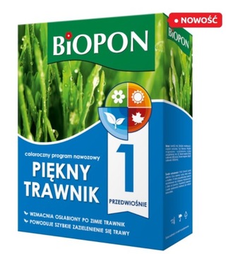 BIOPON Nawóz do traw PIĘKNY TRAWNIK 1 Przedwiośnie