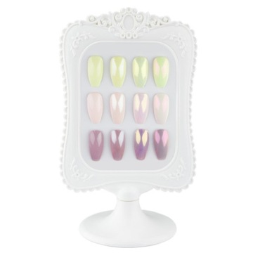 Пудровые украшения для ногтей с жемчужным эффектом, зеркальный гламур, выбор цвета