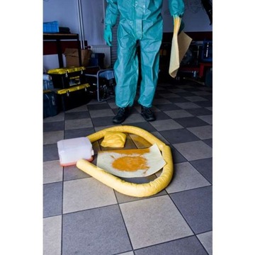 Zestaw mobilny na kółkach sorbenty chemiczne