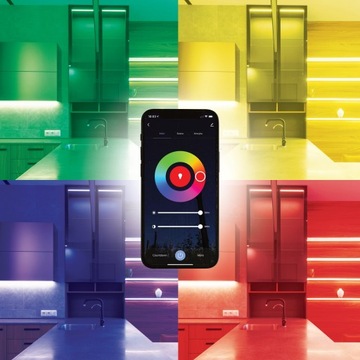 E27 A60 Светодиодная лампа 10 Вт=75 Вт 1055 лм RGB CCT 240° с регулируемой яркостью WIFI TUYA SMART