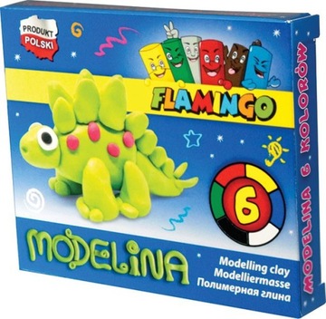 Modelina Flamingo 6 szt.
