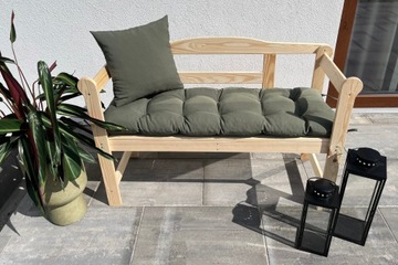Садовое кресло-скамья с подушками OLIVE
