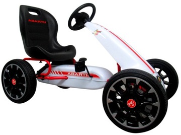 GOKART G6 ABARTH С ПЕДАЛЬЮ, КОЛЕСА ИЗ ПЕНЫ ЭВА, ТОРМОЗ